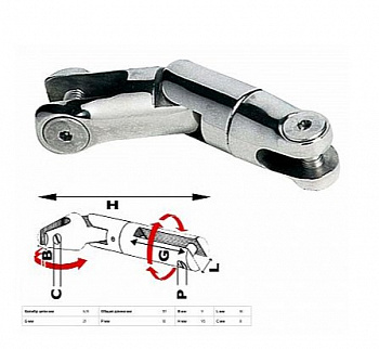 01.742.08 Соединитель якорной цепи 6-8 мм